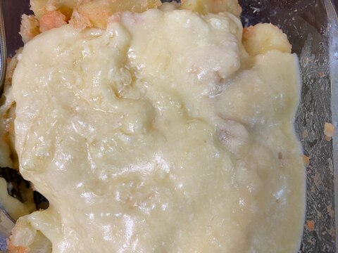 作り置きに!明太ポテトのチーズがけ